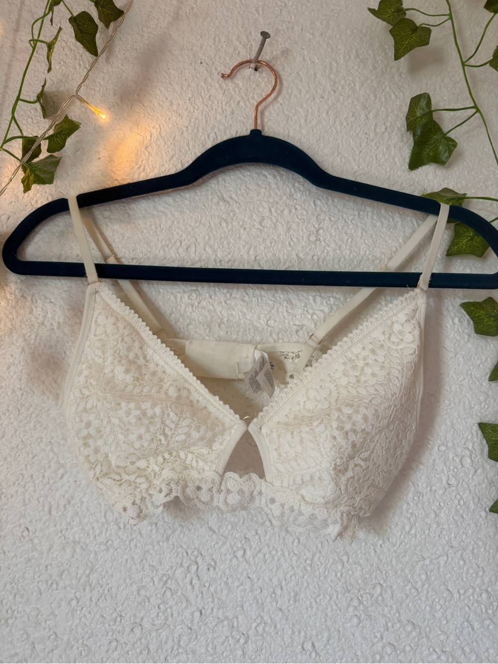 aerie Cream Lace Bralette